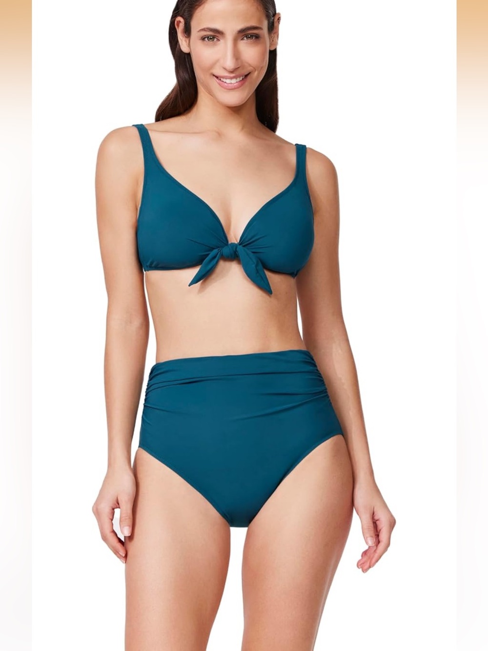 Profile by Gottex Tutti Frutti Tie Front Bikini Top 12. 671/bb19-3:v